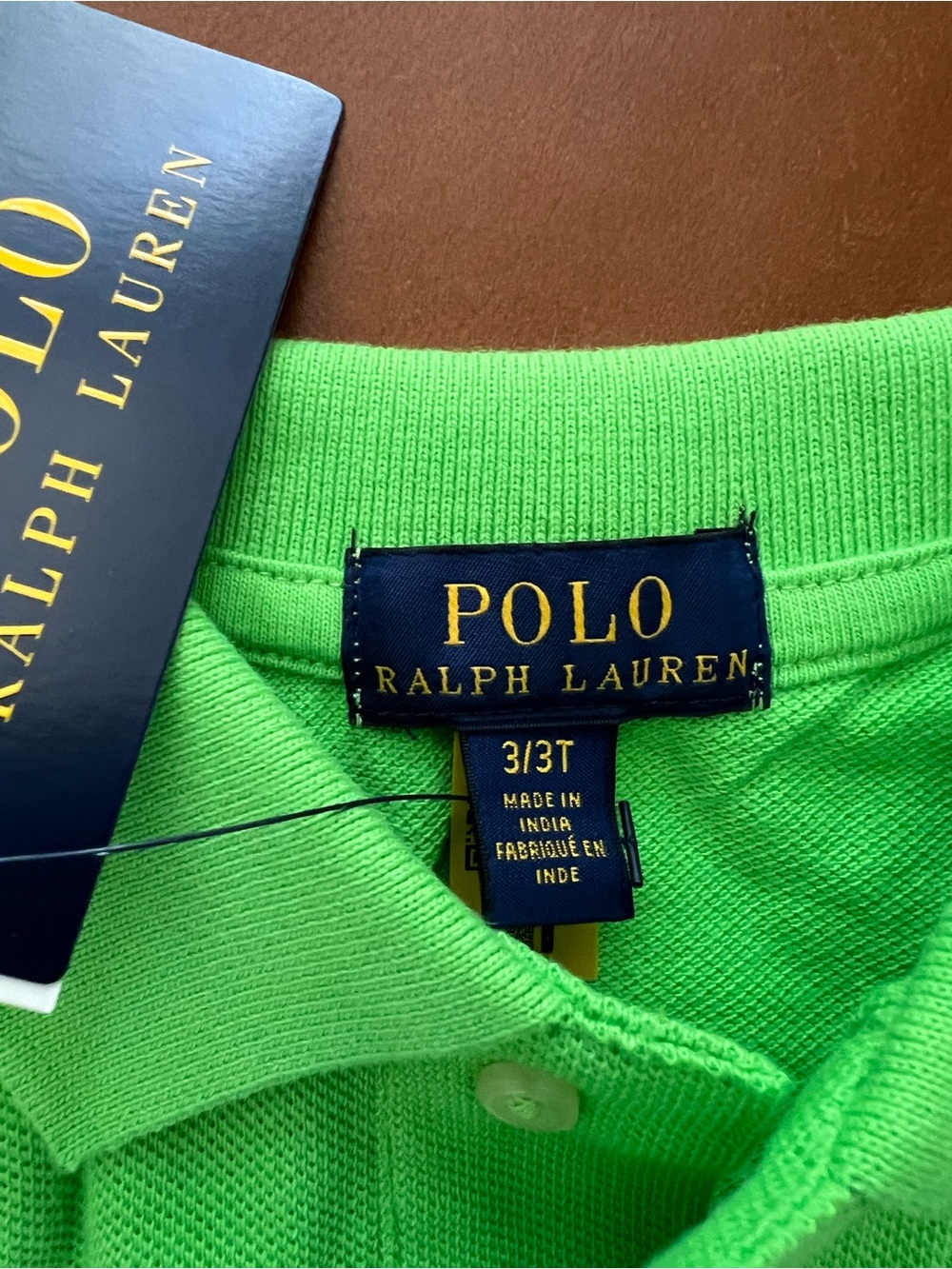 POLO Ralph Lauren Green Polo Shirt, 3T - NEW - Picture 2 of 6